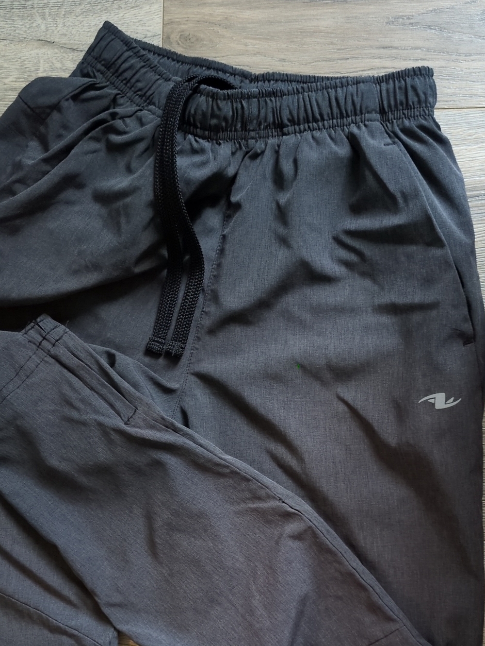 Athletic Works Black Drawstring Track Joggers